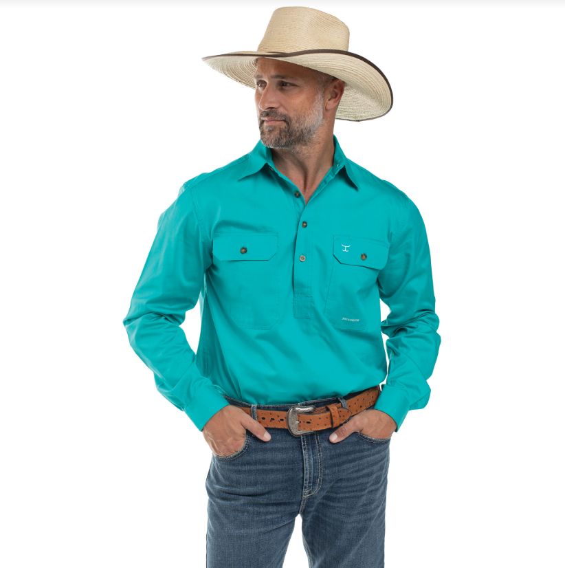 Men's Cameron 1/2 Button Long Sleeve