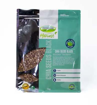 Crooked Lane Harvest Black Chia Seeds 1KG