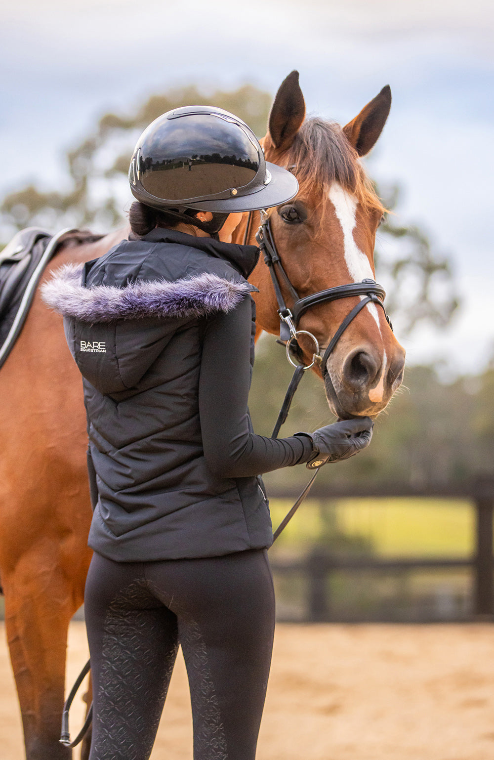BARE Flex Form Sculpting Riding Tights - Black