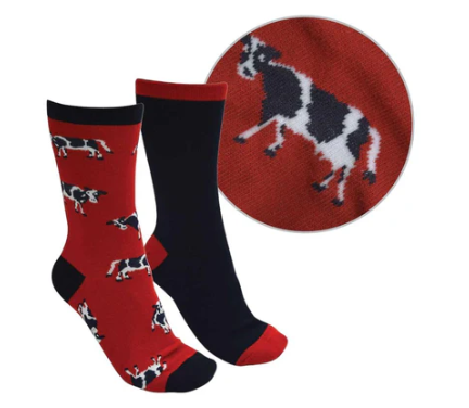 Thomas Cook Kids Farmyard Socks 2pk 3.5 - 8