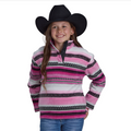 Roper Girls Fleece Pullover Pink