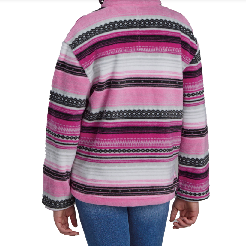 Roper Girls Fleece Pullover Pink