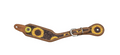 Silver Royal Ladies Sunflower Spur Straps