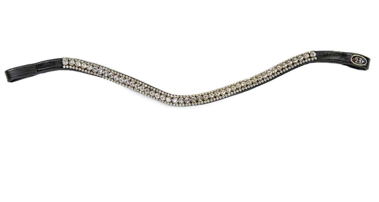 Belle Equestrian Regent Browband Brown Full