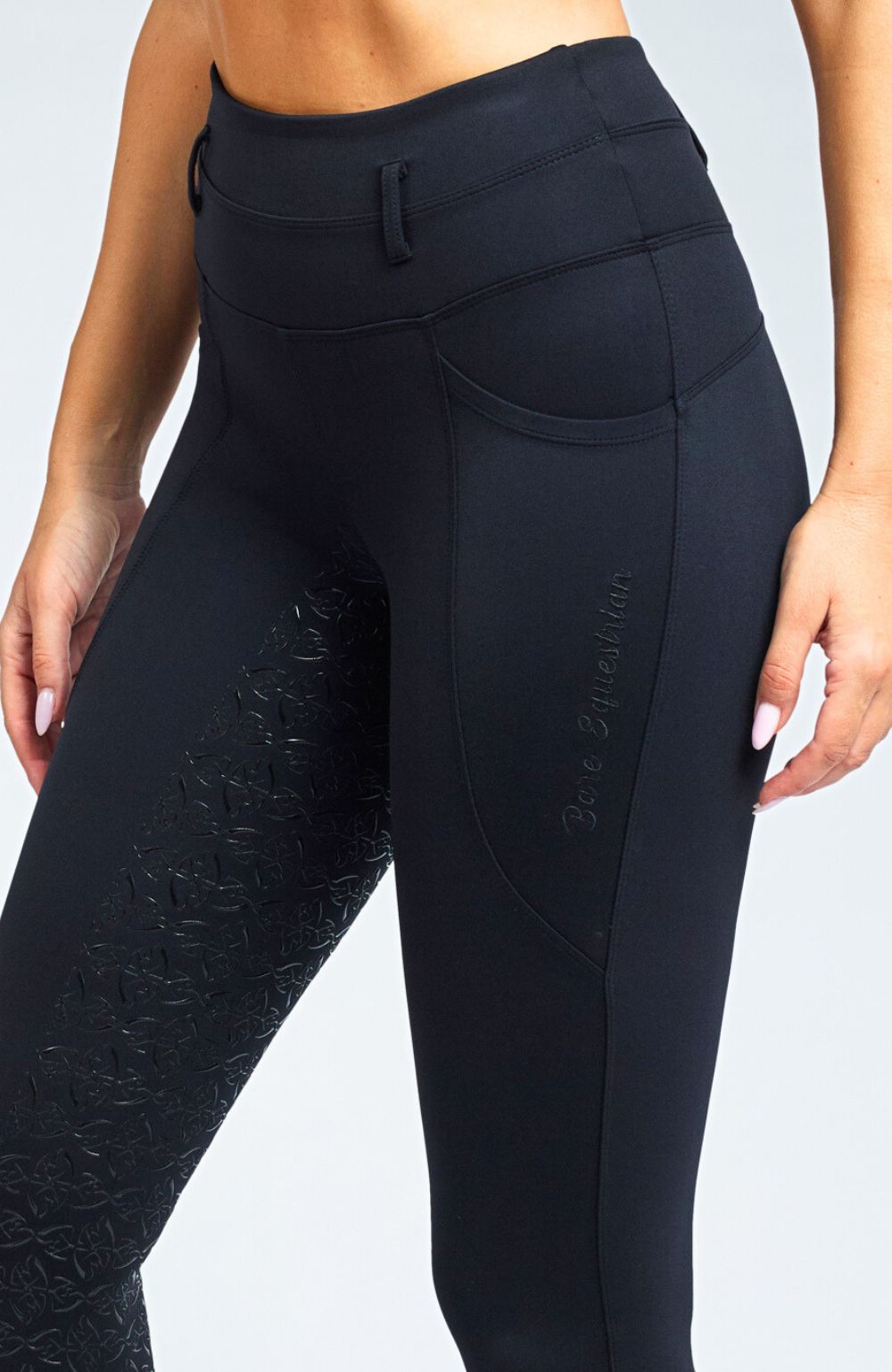 BARE Flex Form Sculpting Riding Tights - Black