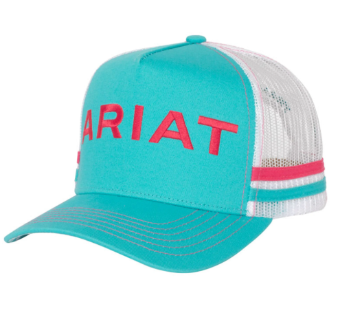 Ariat Patriot Trucker Cap Ceramic Turquoise