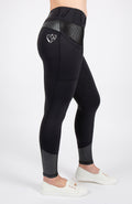 BARE Performance Riding Tights - Black Croc