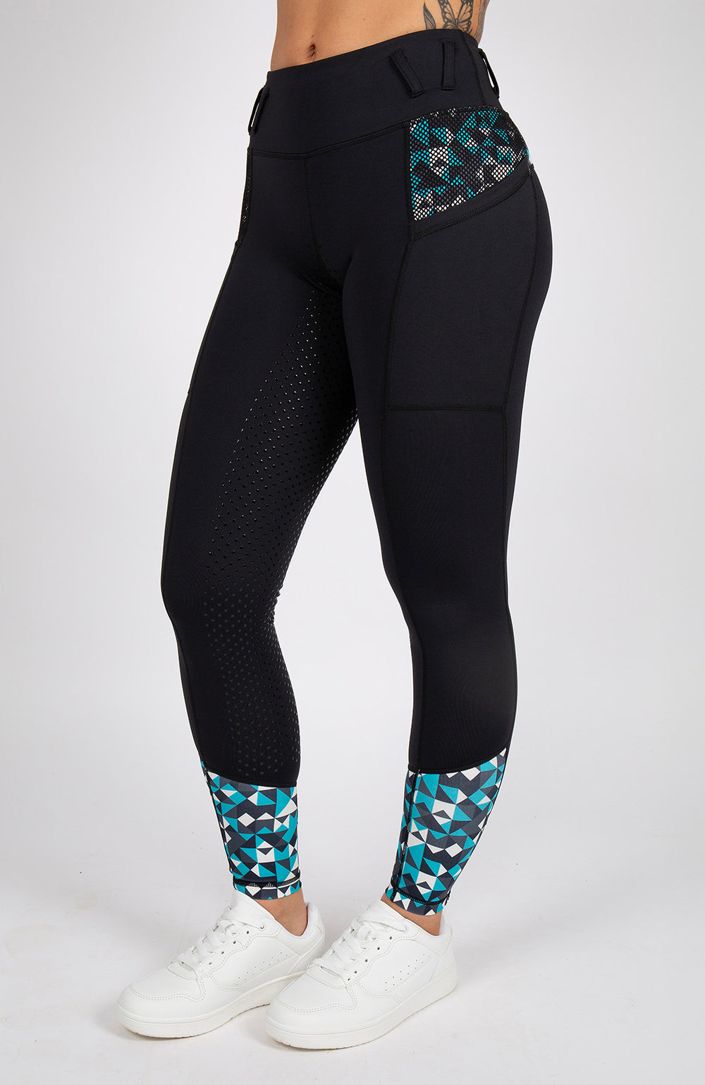 BARE Performance Riding Tights - Geo
