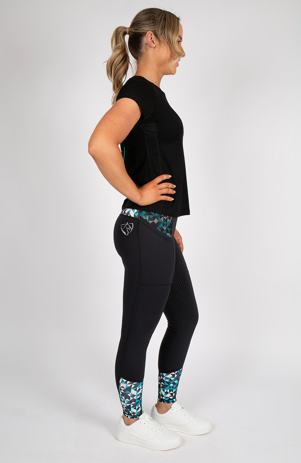 BARE Performance Riding Tights - Geo