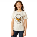 Ariat Girls Wild Like The West SS Tee Natural