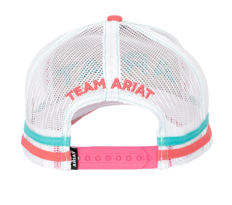 Ariat Patriot Trucker Cap Raspberry