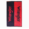 Wrangler Logo Beach Towel Navy/Red