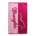 Wrangler Running Horse Beach Towel Pink/Pink